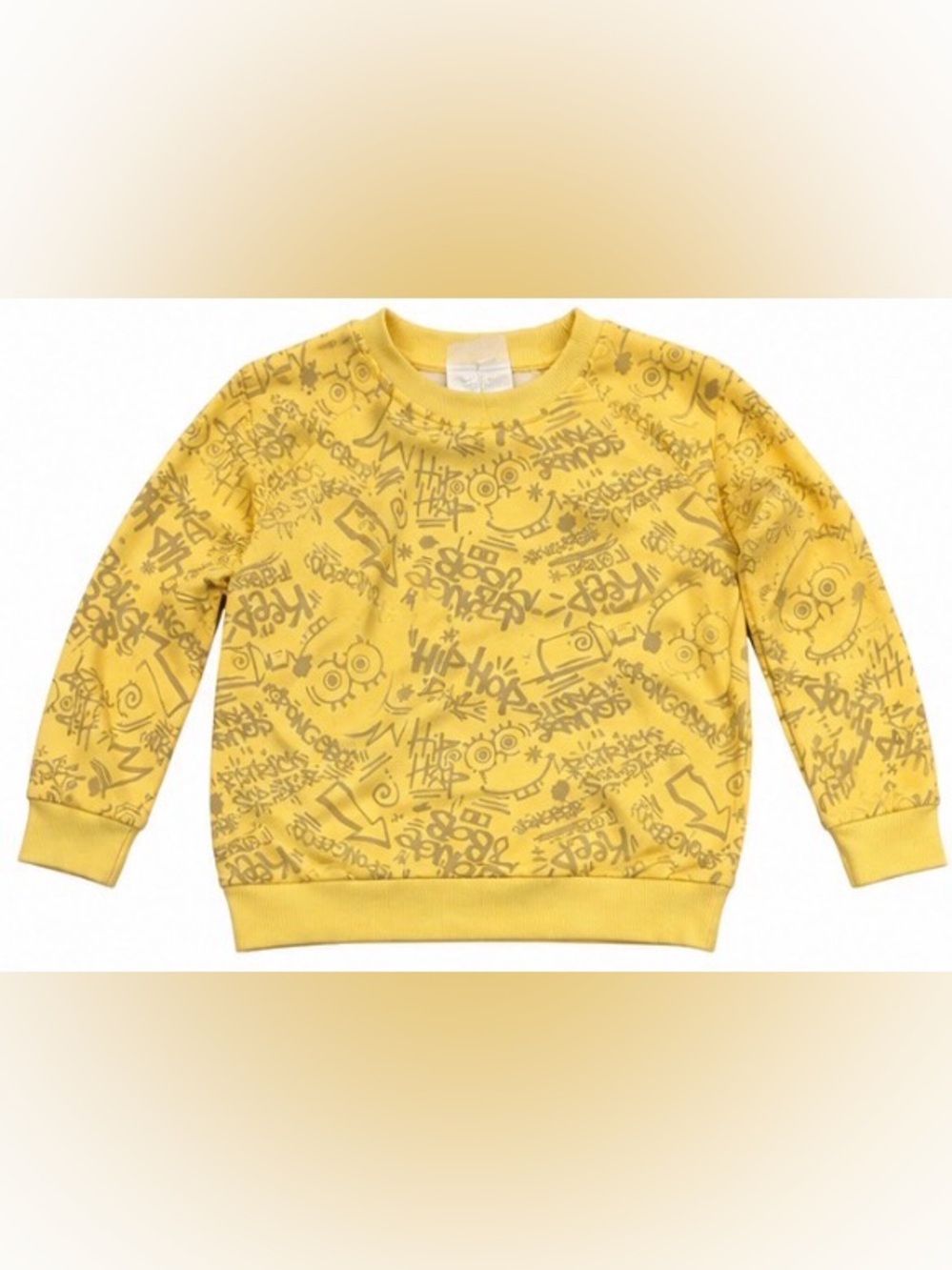 SpongeBob Point Zero Yellow Graphic Kids Sweatshirt and Joggers Set